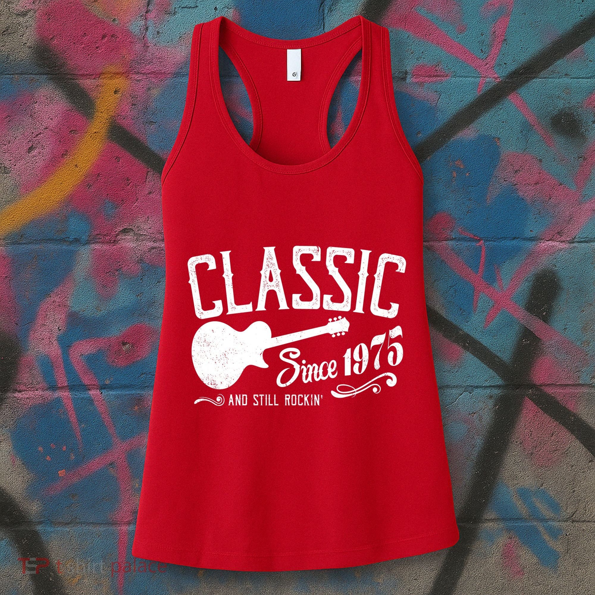 Classic Since 1975 And Still Rockin 50th Birthday Women's Tank Top