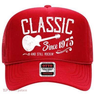 Classic Since 1975 And Still Rockin 50th Birthday Hat