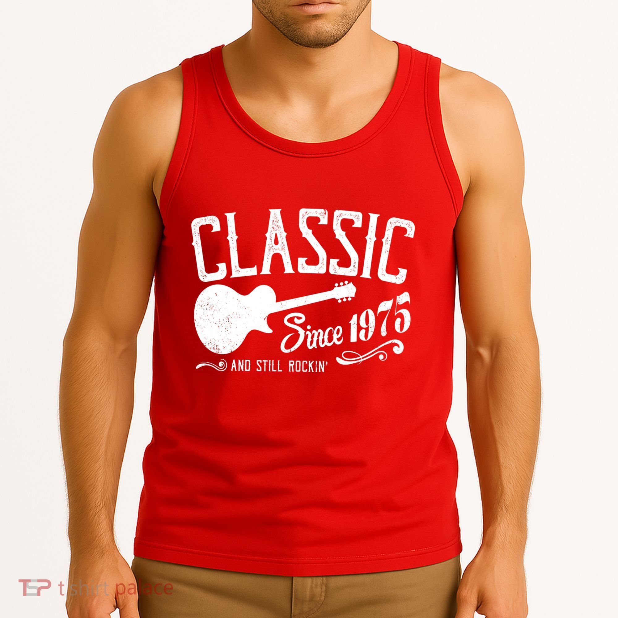 Classic Since 1975 And Still Rockin 50th Birthday Tank Top