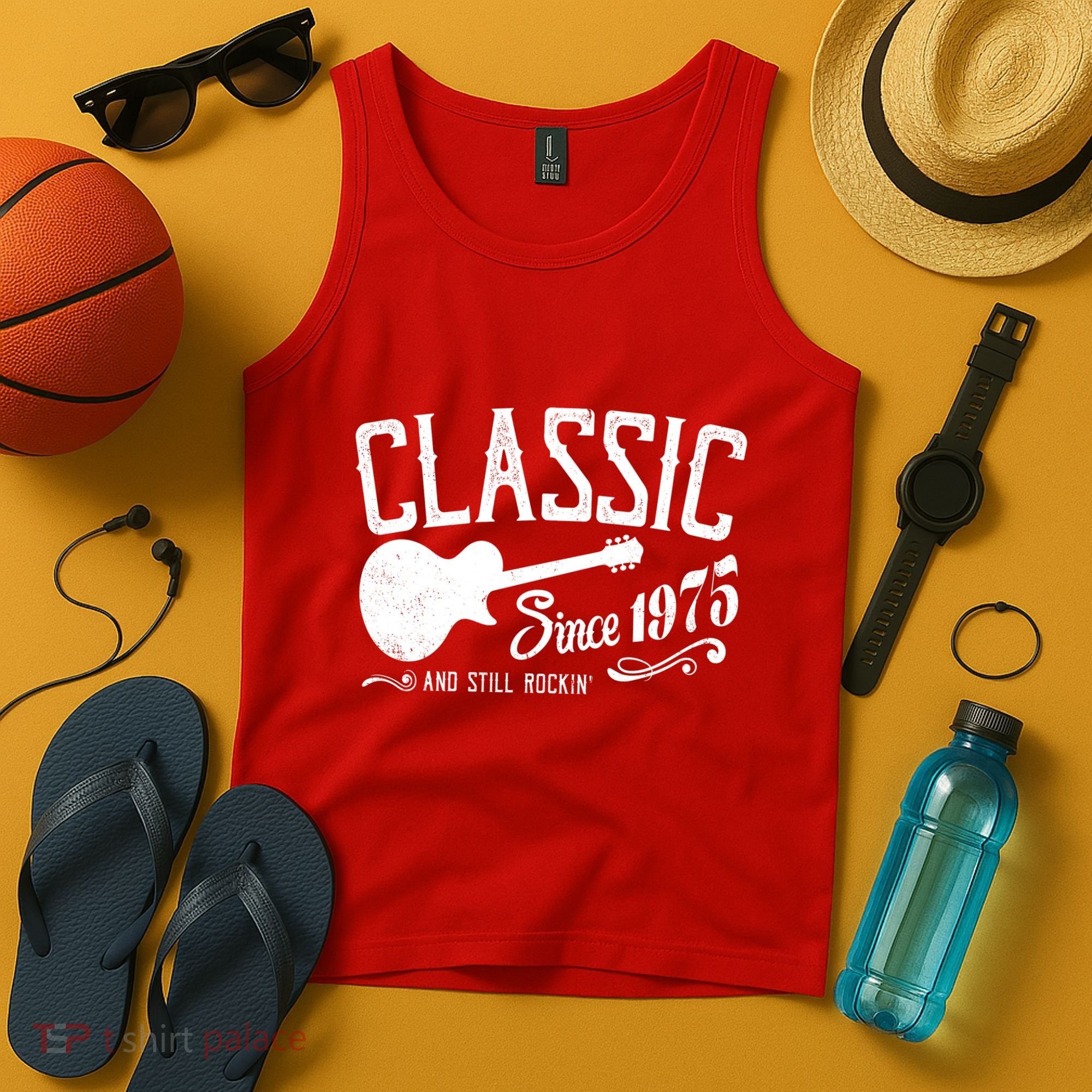 Classic Since 1975 And Still Rockin 50th Birthday Tank Top