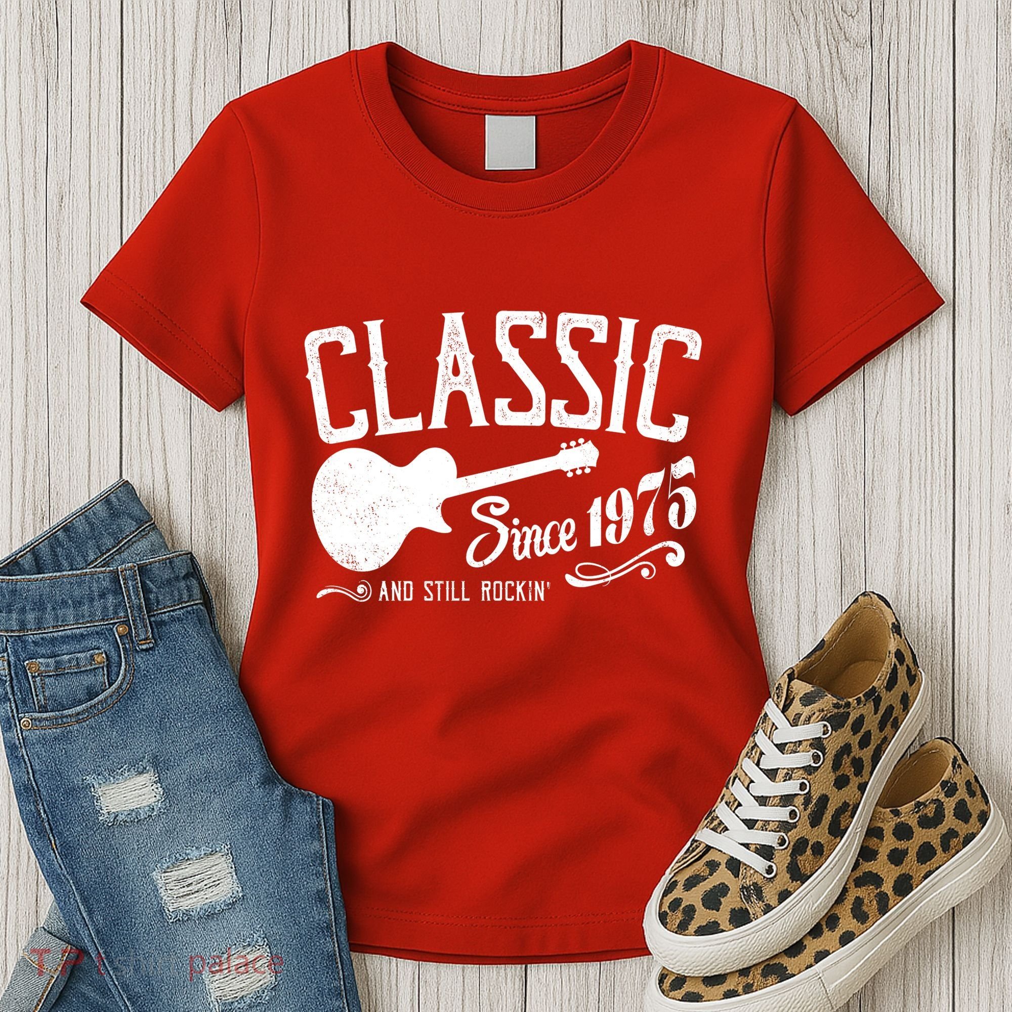 Classic Since 1975 And Still Rockin 50th Birthday Women's T-Shirt
