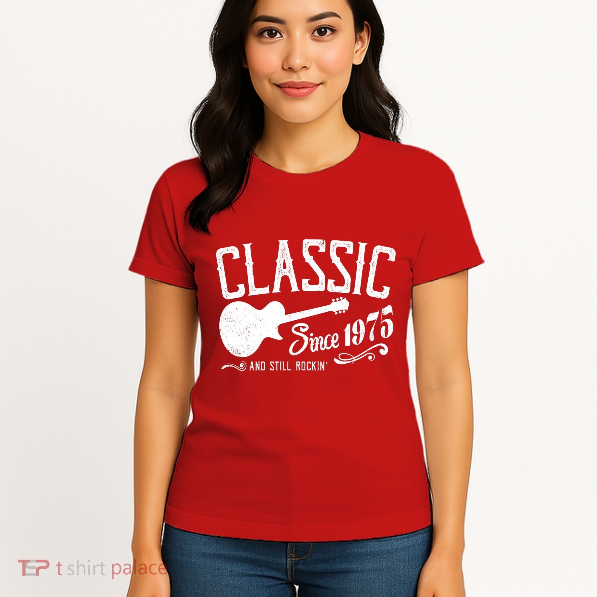 Classic Since 1975 And Still Rockin 50th Birthday Women's T-Shirt
