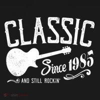 Classic Since 1985 And Still Rockin 40th Birthday Womens Funnel Neck Pullover Hood thumb 2