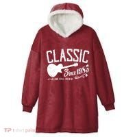 Classic Since 1985 And Still Rockin 40th Birthday Hooded Wearable Blanket thumb 0