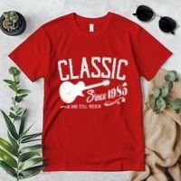 Classic Since 1985 And Still Rockin 40th Birthday Premium T-Shirt thumb 2