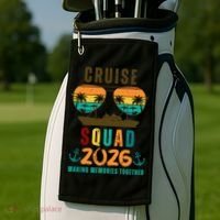 Cruise Squad 2026  Golf Towel thumb 2