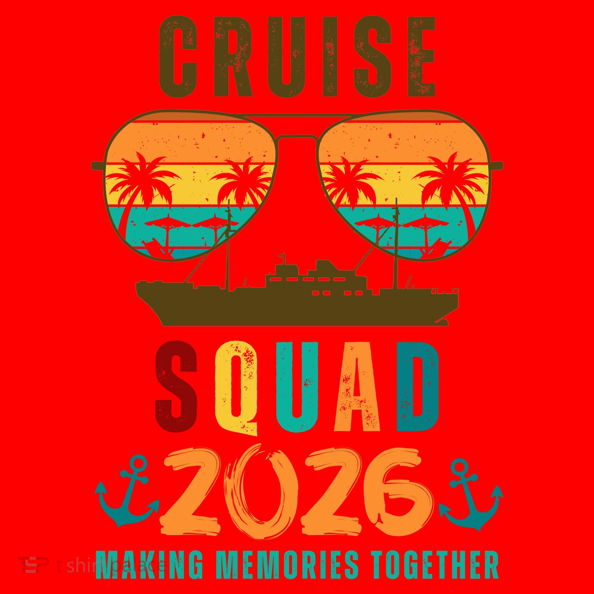 Cruise Squad 2026  Santa Hat