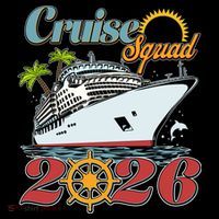Cruise Squad 2026 Vacation  Doggie Tank thumb 4