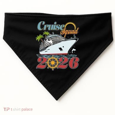 Cruise Squad 2026 Vacation  USA-Made Doggie Bandana