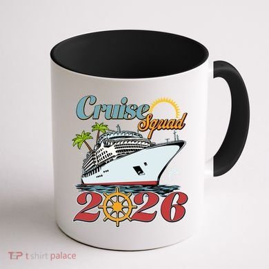 Cruise Squad 2026 Vacation  Coffee Mug back