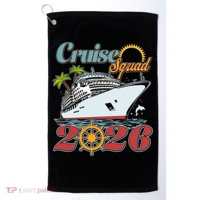 Cruise Squad 2026 Vacation  Golf Towel