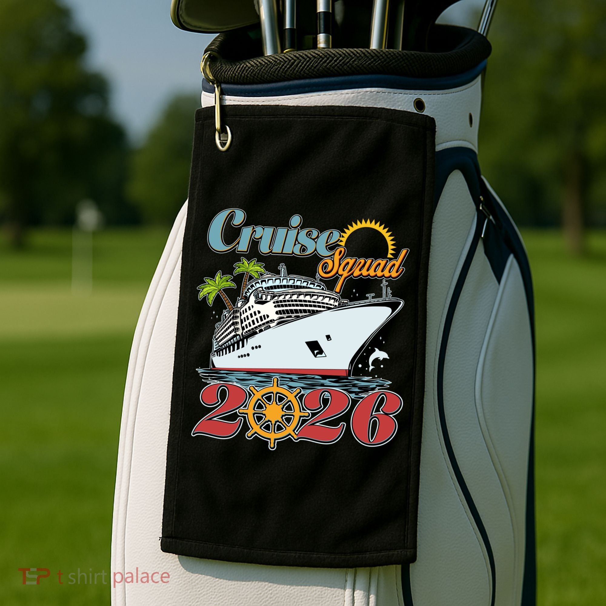 Cruise Squad 2026 Vacation  Golf Towel