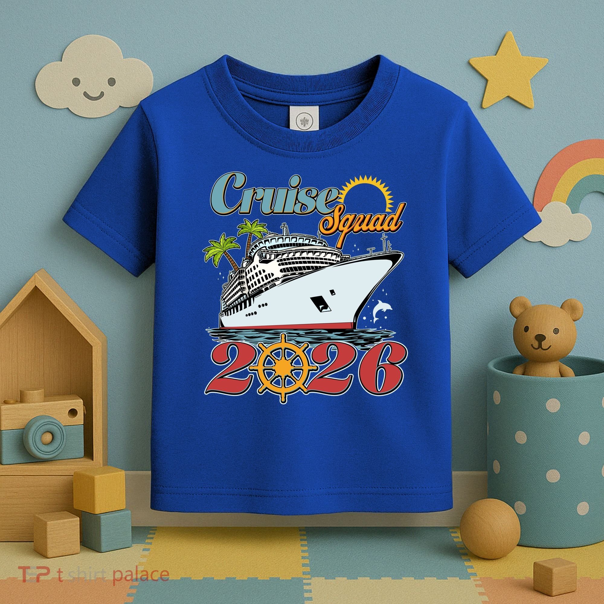 Cruise Squad 2026 Vacation  Toddler T-Shirt