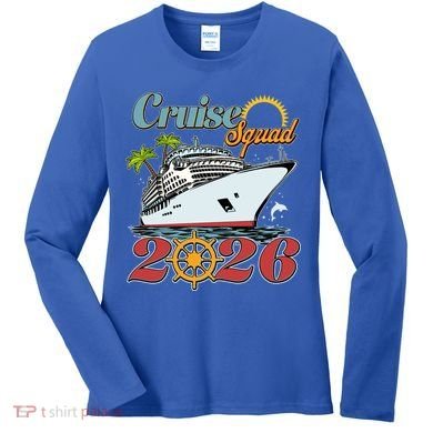 Cruise Squad 2026 Vacation  Women's Long Sleeve Shirt