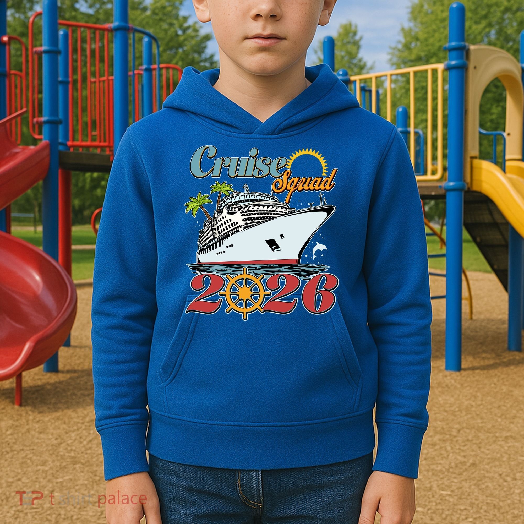 Cruise Squad 2026 Vacation  Kids Hoodie