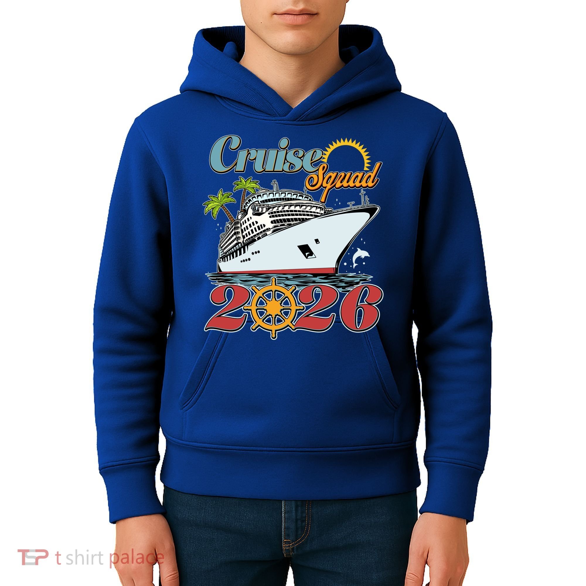 Cruise Squad 2026 Vacation  Kids Hoodie