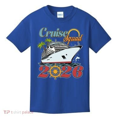 Cruise Squad 2026 Vacation  Kids T-Shirt