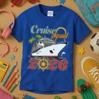 Cruise Squad 2026 Vacation  Kids T-Shirt thumb 3