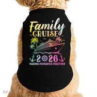 Cruise Squad 2026 Vacation Doggie Tank thumb 0
