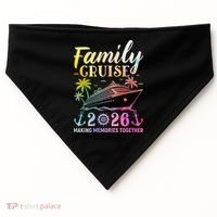 Cruise Squad 2026 Vacation USA-Made Doggie Bandana thumb 0