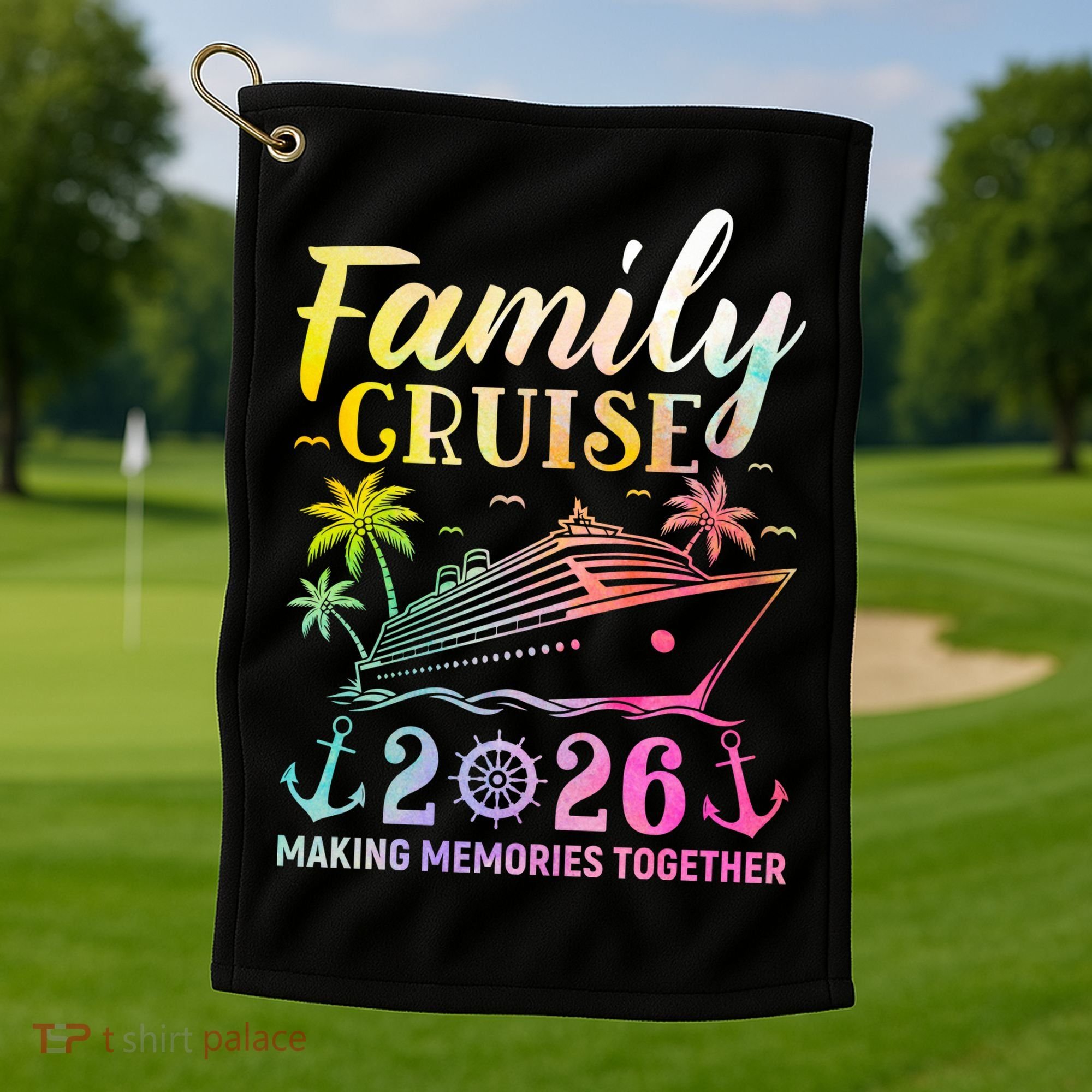 Cruise Squad 2026 Vacation Golf Towel