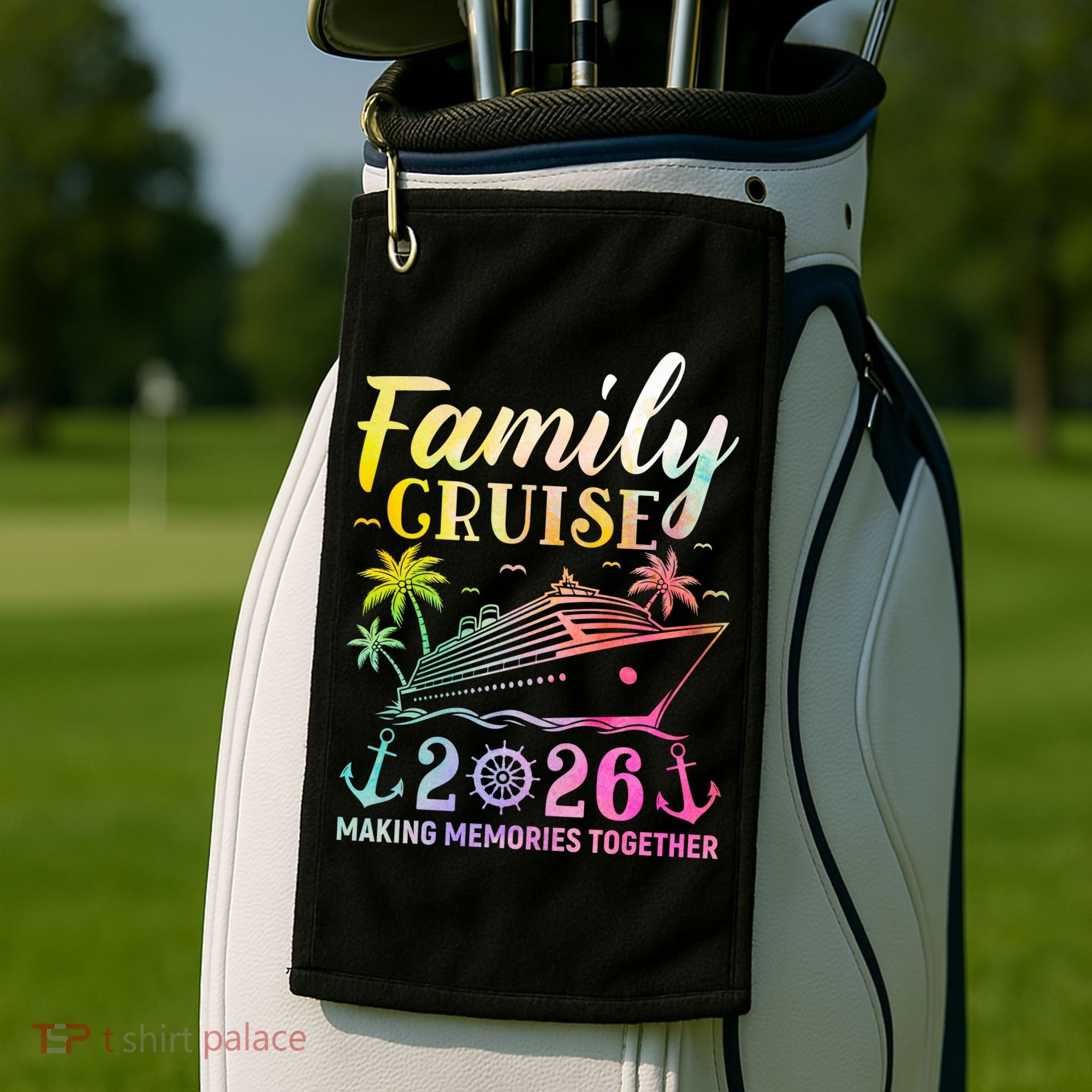 Cruise Squad 2026 Vacation Golf Towel