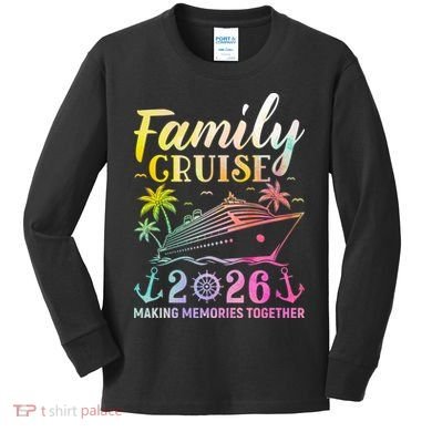 Cruise Squad 2026 Vacation Kids Long Sleeve Shirt