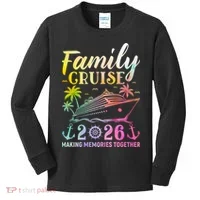 Cruise Squad 2026 Vacation Kids Long Sleeve Shirt thumb 0
