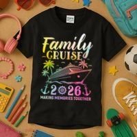 Cruise Squad 2026 Vacation Kids T-Shirt thumb 3