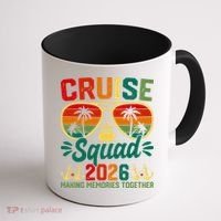 Cruise Squad 2026 Summer Vacation Coffee Mug thumb 1