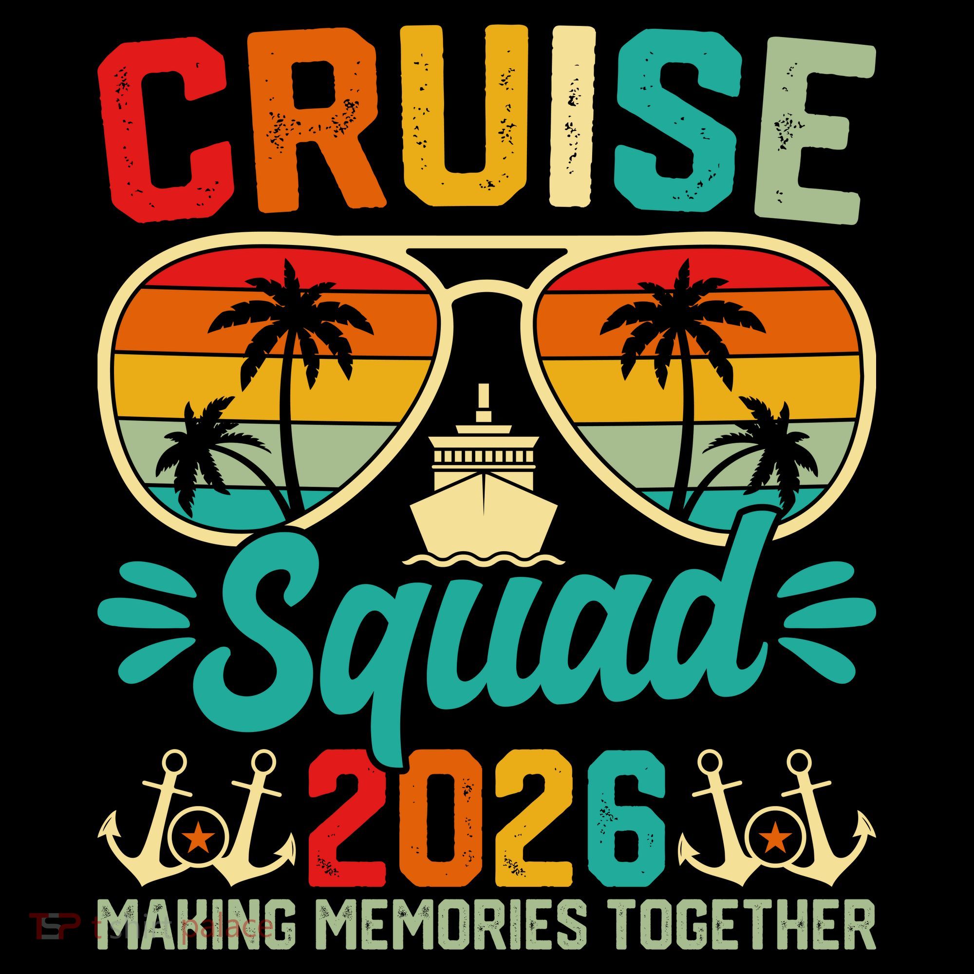 Cruise Squad 2026 Summer Vacation Ornament