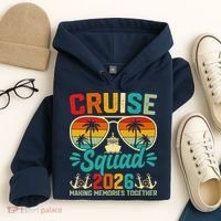 Cruise Squad 2026 Summer Vacation Hoodie thumb 4