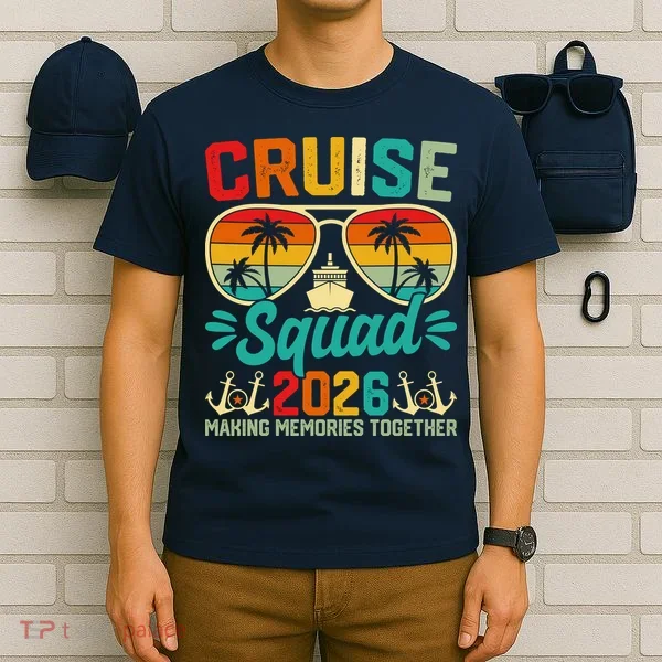 Cruise Squad 2026 Summer Vacation T-Shirt