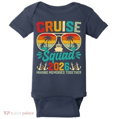Cruise Squad 2026 Summer Vacation Baby Bodysuit
