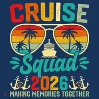 Cruise Squad 2026 Summer Vacation Toddler Hoodie thumb 2