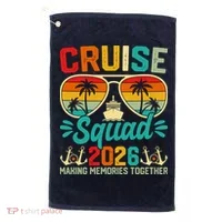 Cruise Squad 2026 Summer Vacation Golf Towel thumb 0