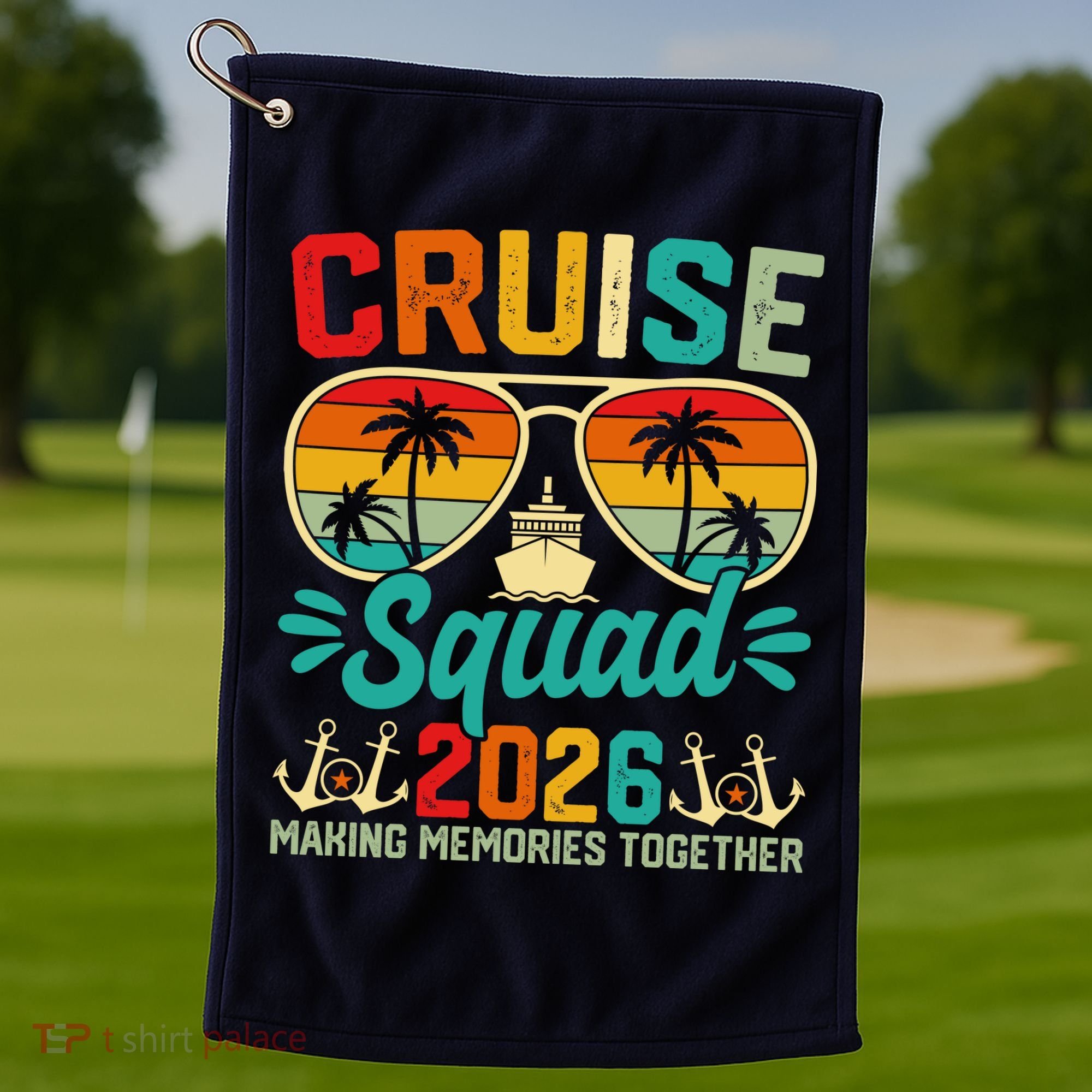 Cruise Squad 2026 Summer Vacation Golf Towel