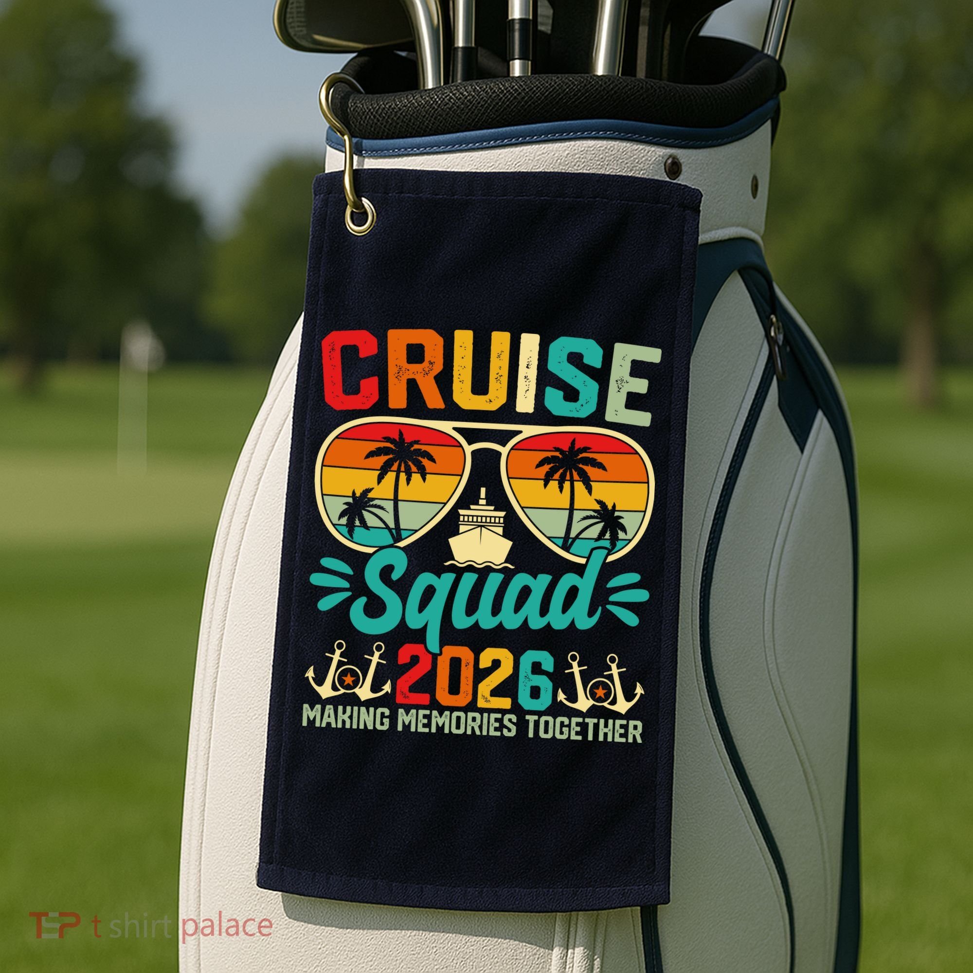 Cruise Squad 2026 Summer Vacation Golf Towel