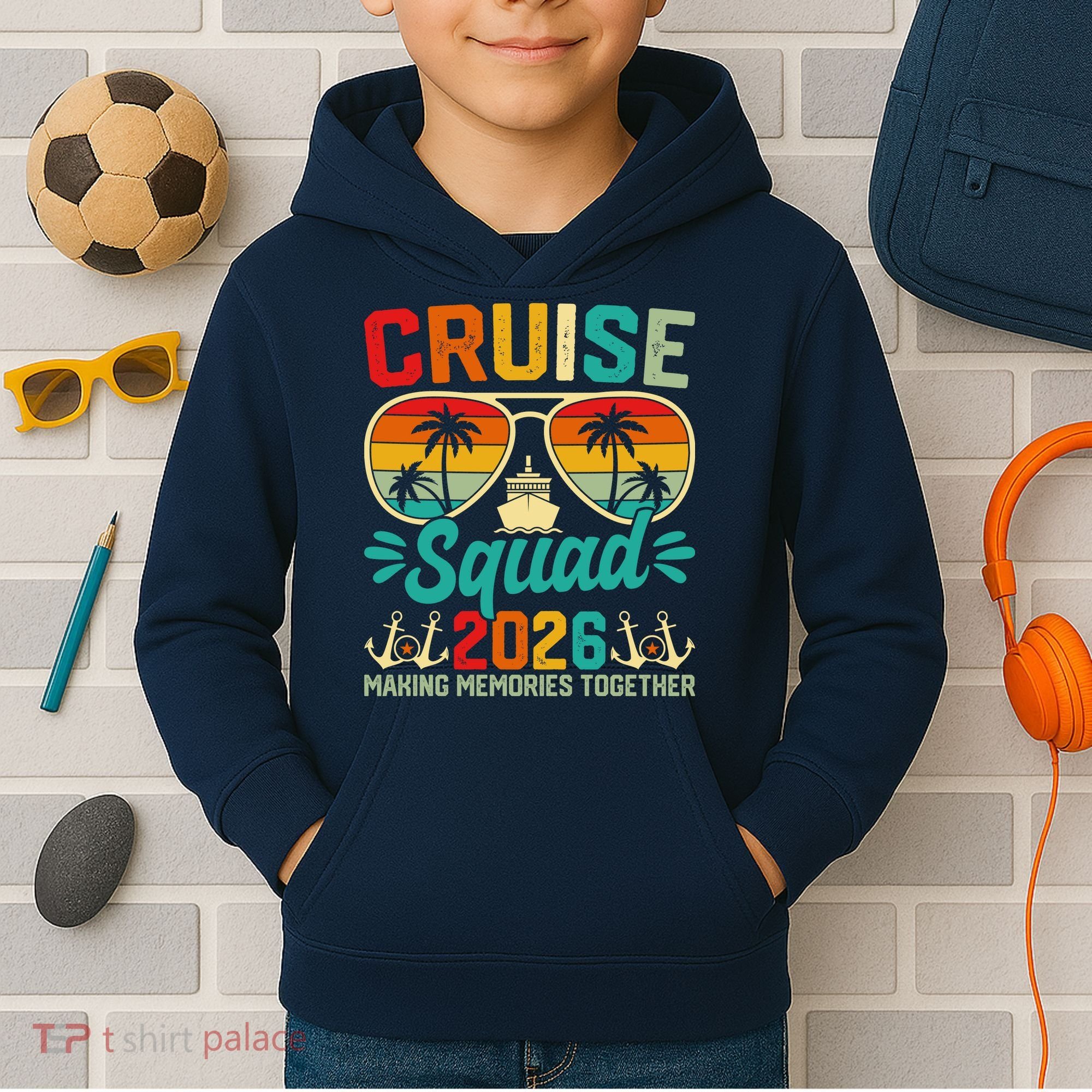Cruise Squad 2026 Summer Vacation Kids Hoodie