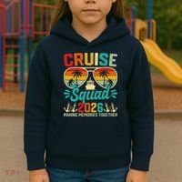 Cruise Squad 2026 Summer Vacation Kids Hoodie thumb 3