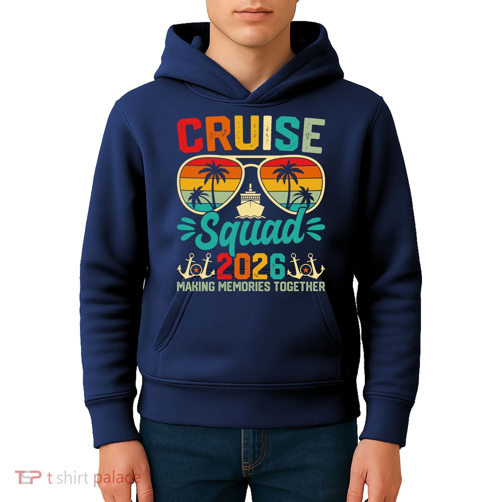 Cruise Squad 2026 Summer Vacation Kids Hoodie