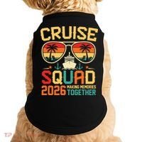 Cruise Squad 2026 Family Summer Trip Doggie Tank thumb 0