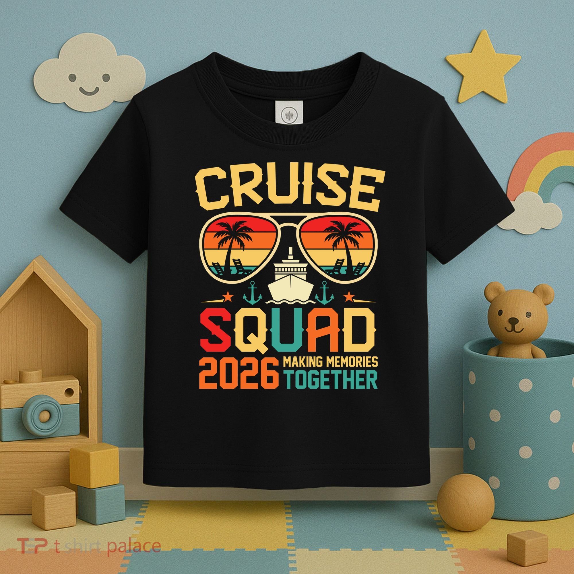 Cruise Squad 2026 Family Summer Trip Toddler T-Shirt