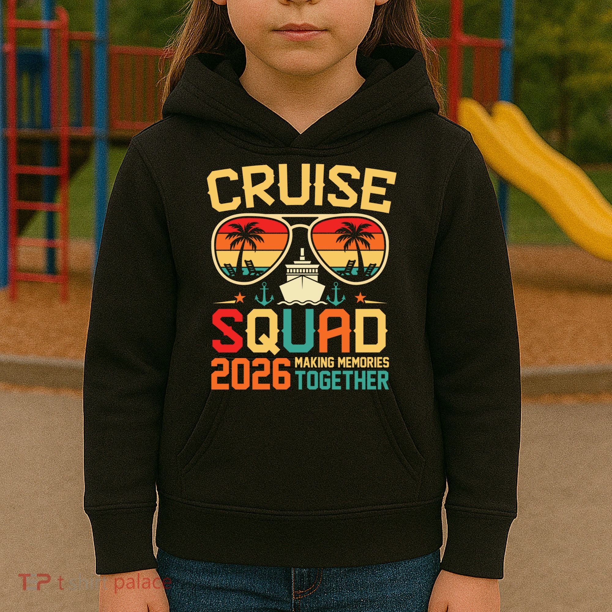 Cruise Squad 2026 Family Summer Trip Kids Hoodie