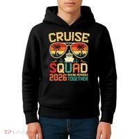 Cruise Squad 2026 Family Summer Trip Kids Hoodie thumb 4