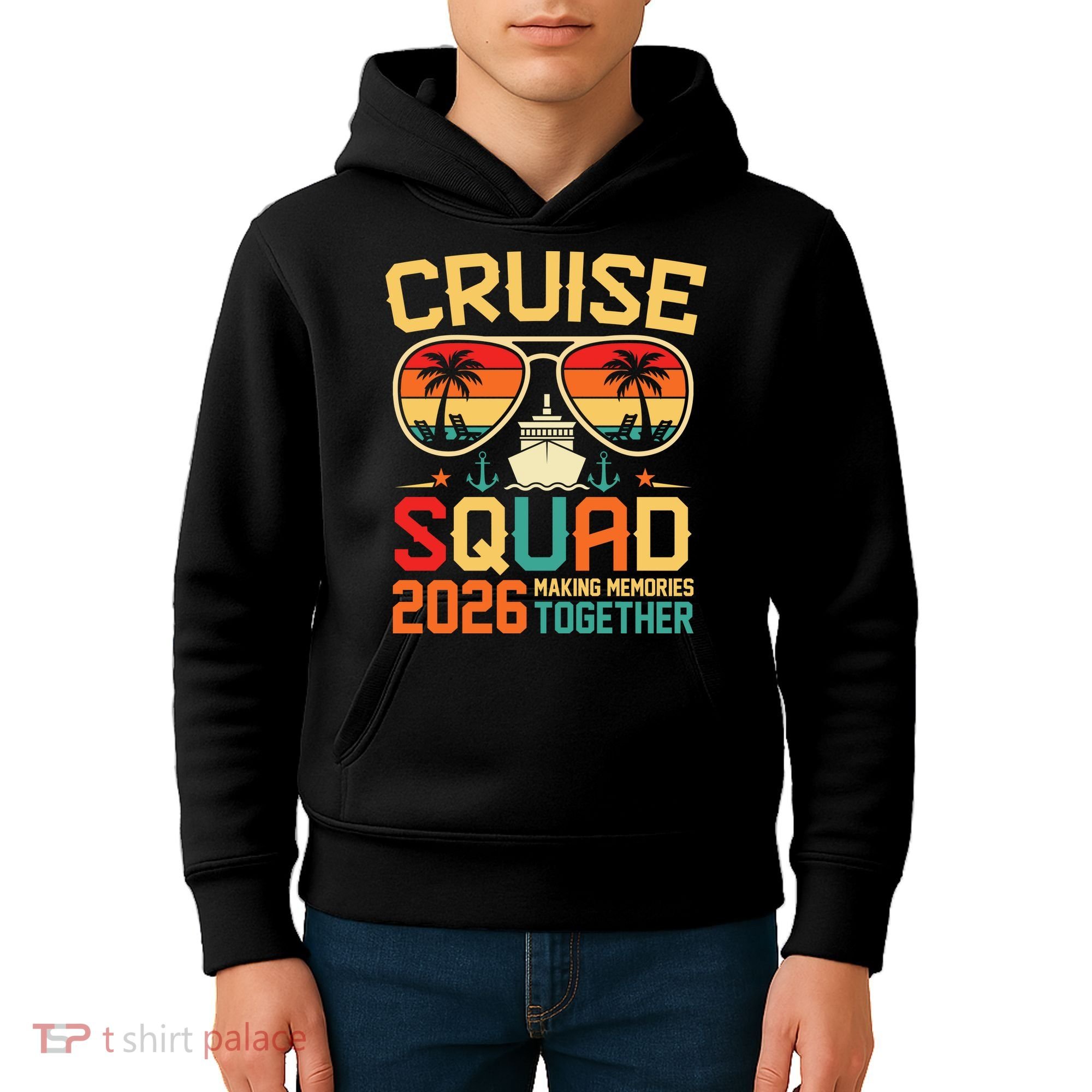 Cruise Squad 2026 Family Summer Trip Kids Hoodie