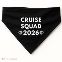 Cruise Squad 2026 Cruising Vacation Trip Family Matching Cute Gift USA-Made Doggie Bandana thumb 0