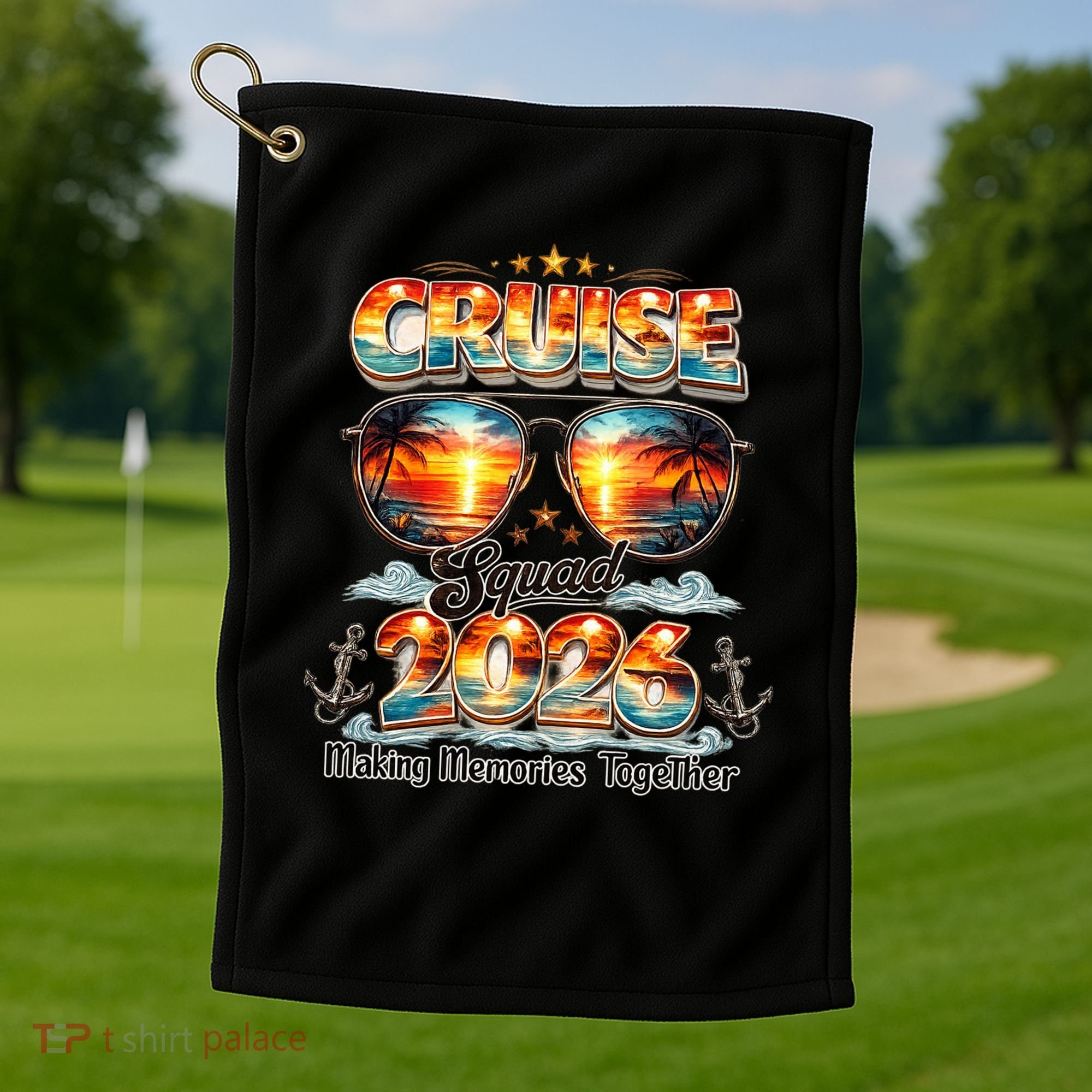 Cruise Squad 2026 Golf Towel