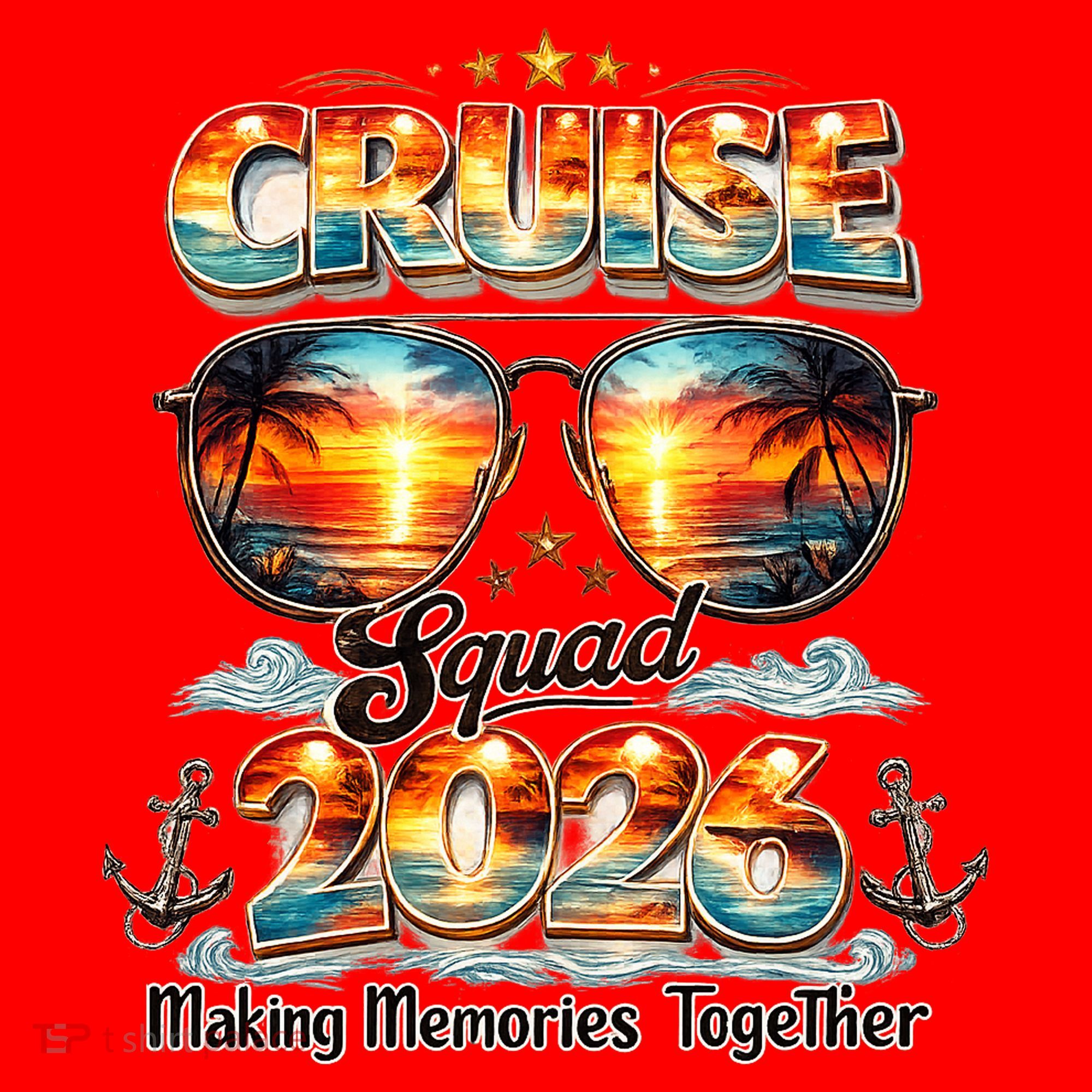 Cruise Squad 2026 Santa Hat