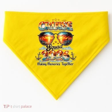 Cruise Squad 2026 USA-Made Doggie Bandana